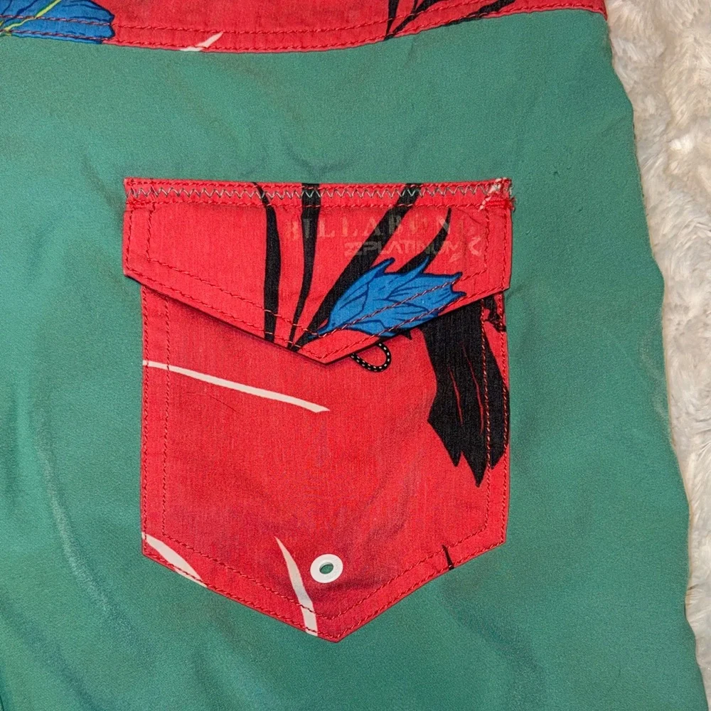 Men's Billabong Green Swim Shorts